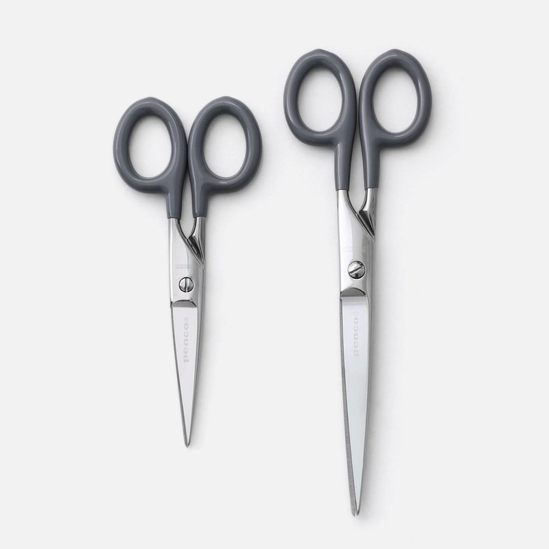 Penco Stainless Steel Scissors, L (Gray)