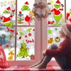 YY-JUNYING 153 PCS Christmas Window Stickers ，9 Sheets christmas window