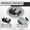 Felt gliders for cantilever chairs, 16 pieces, clamping shell gliders,