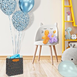 Glick Luxury Small Gift Bag, Happy Birthday Spots, PS Sweetie Gift Bag, Multi-Colour, 140w x 140h x 60d mm (GST24)