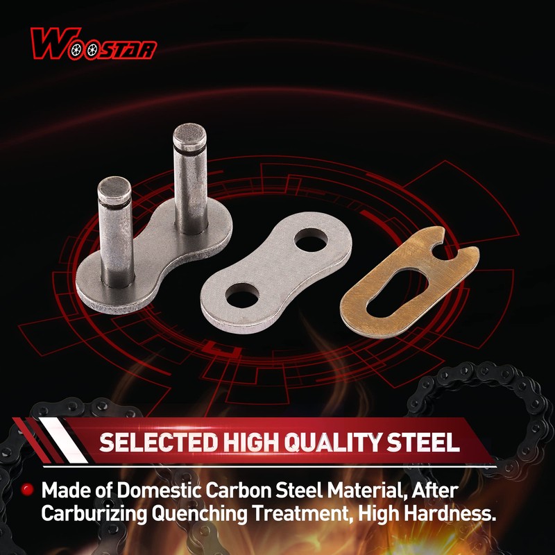 WOOSTAR 530 Chain Master Link Replacement for 49cc 110cc 125cc