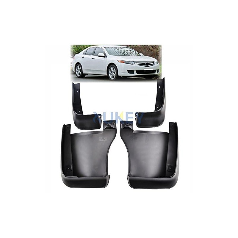 XUKEY Auto Molded Splash Guards for Acura TSX 2009 2010