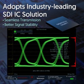 MAXSQUARE SDI Capture Card, SDI to USB 3.0 Video Capture, 3G-SDI Lossless Capture and Stream 1080P 60Fps with SDI Loopout, for Broadcast Game Streaming Video Recording, TAA Compliant