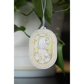 TANCHJIM Earphone Goods, Tenki Asano Limited Edition Hanging Card, Spring/Jasmine Theme, 2.4 x 3.5 inches (6 x 9 cm)