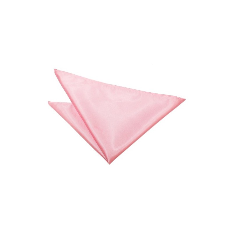 DQT Plain Satin Formal Casual Wedding Handkerchief Pocket Square Hanky