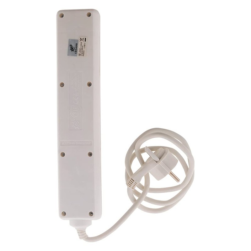 Inotech 5-Way Socket Strip with Plug and Extra Flat Plug