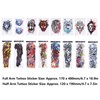 8 Sheets Full Sleeve Temporary Tattoos Stickers Watrproof 8 Sheets