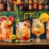 YAOSHENG 200pcs 8.26" x 0.2"Solid Colors Flexible Drinking Orange Straws,