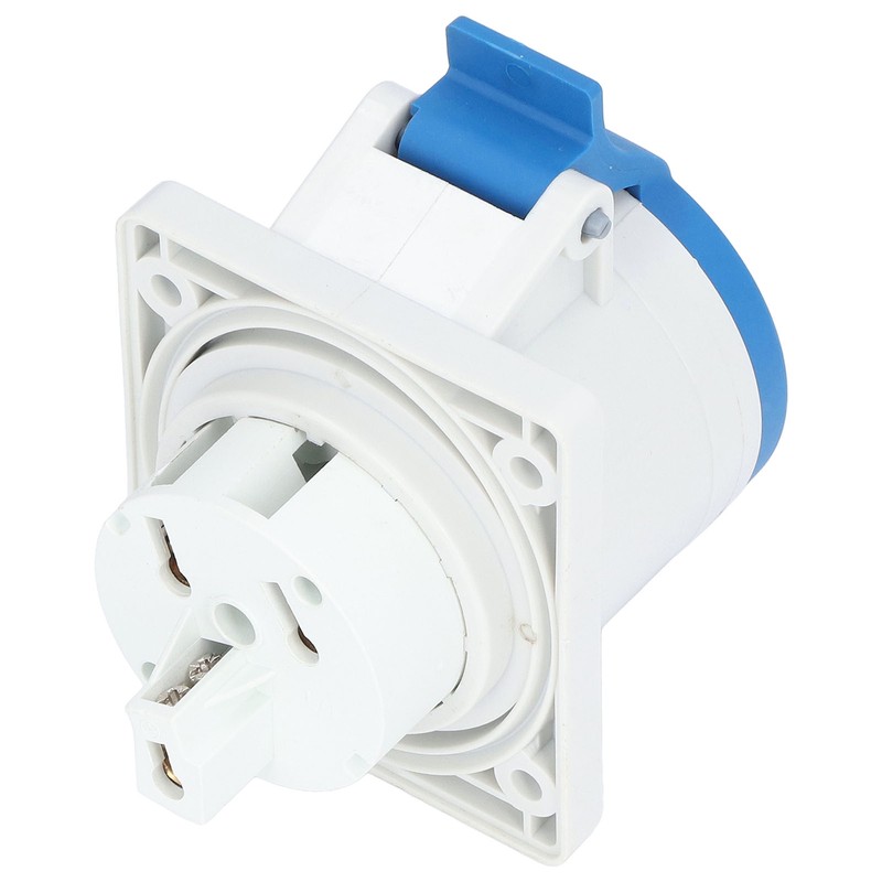 3 Pin 2P+E Industrial Connector IP44 Waterproof Concealed Mount Aviation