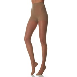 SCUDOTEX 70 Denier Knitted Compression Slimming Tights Medium 15-18 Hg mm Ice Size 5, Ice