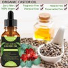 Castor Oil-Cold Pressed, For Hair Growth, Bold Eyelashes & Eyebrows,