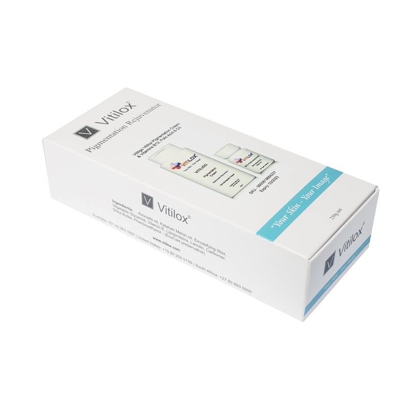 Vitilox® Vitiligo Rejuvenating Cream and Vitamins