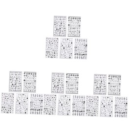 Baluue 40sheets Flower Nail Art Stickers Easy to Use Manicure Decals for Creative Nail Designs for Friends and Special Occasions