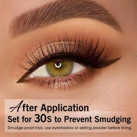 BEPHOLAN Black Eyeliner Pencils,Waterproof Gel Eyeliner Pencil Brown Gel Eye Liner Pen for Women Waterproof Smudge Proof Long-lasting (Brown)