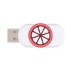 Cartoon U Disk Mangosteen Appearance Knob Style Mini Portable Flash