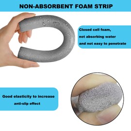 Pe Round Cord Diameter 6 mm x 15 m Joint Filling Profile Backfilling Cord for Backfilling Joint Sealants Round Cord Seal Filling Cord Foam (15 m, 6 mm)