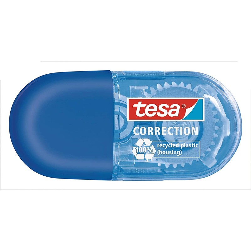 tesa ecoLogo Mini Correction Roller, Small and Ergonomic, 6 m