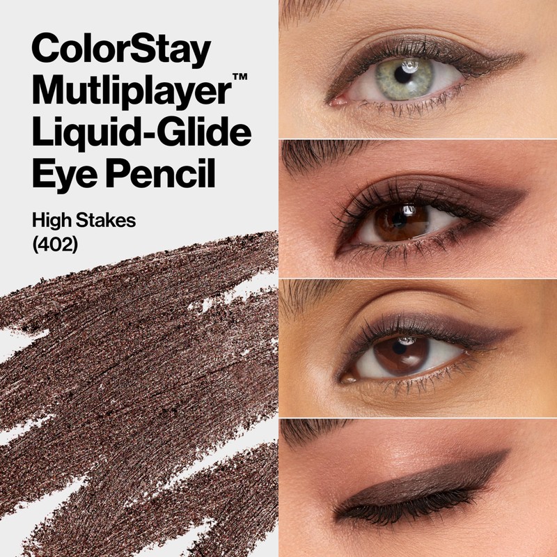 REVLON ColorStay Multiplayer Liquid-Glide Eye Pencil, Multi-Use Makeup With Blending