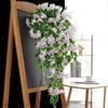 FOSDICK 175 cm Artificial Flowers Hanging, Artificial Cherry Blossom Garland,