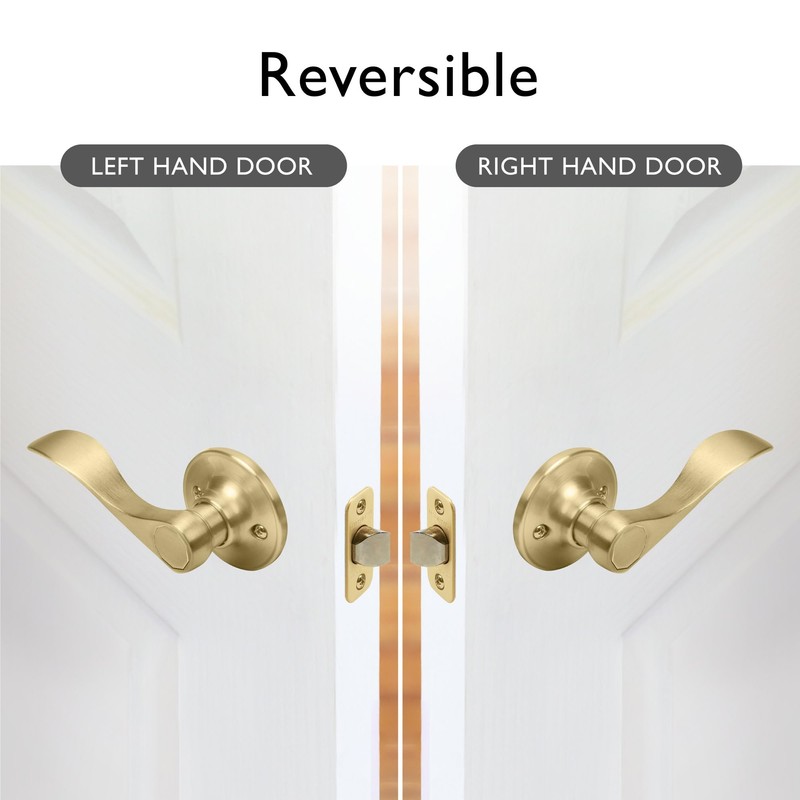 Design House Springdale Passage Hall Closet Interior Door Lever Handle