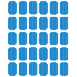 NewL Abdominal Muscle Trainer Replacement Gel Cloth Abdominal Muscle Trainer Accessories 30 Pieces Gel Sheets for Gel Pads (2pcs/pack, 15 packs)