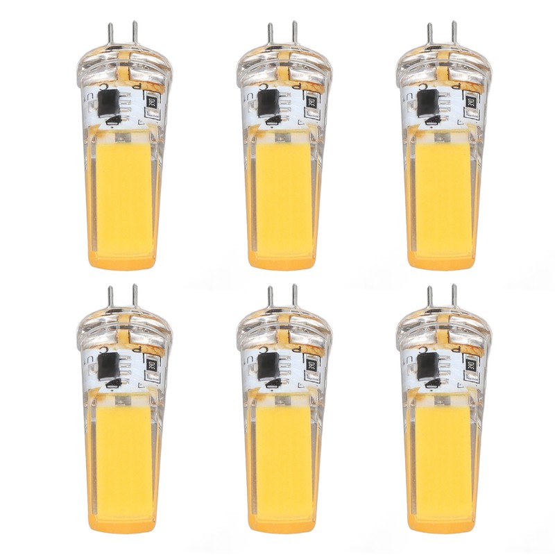 6 Pieces G4 LED Bulbs 9W Dimmable COB Lamp 500LM