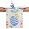 XIANNVXI Easter Eggs Table Runner, Easter Decoration, Easter Eggs Tablecloth,