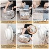 TAILI 10 Pack Cube Vacuum Storage Bags, Medium Size (25x19x11