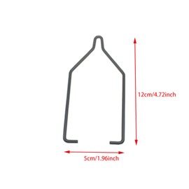 OZXNO 4pcs Fixing Clip Reptile Dual Lamp Stand Lamp Hanger Holder Adjustable Reptile Heat Lamp Stand for Reptile Glass Terrarium Heating Light (Black)