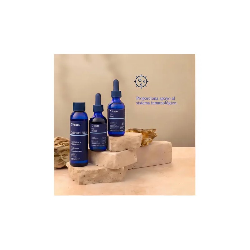 Zinc Líquido 50mg Trace Minerals Sabor Inmunidad Nutricional 59ml