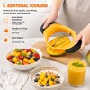 Mango Slicer & Pitter for Kitchen Prep – Stainless Steel