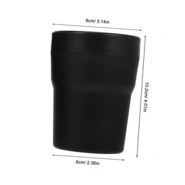 FUNOMOCYA Pcs Car Trash Can Cup Holder Compact Mini Trash Bin Vehicle Waste Container Must-Have Car Accessory