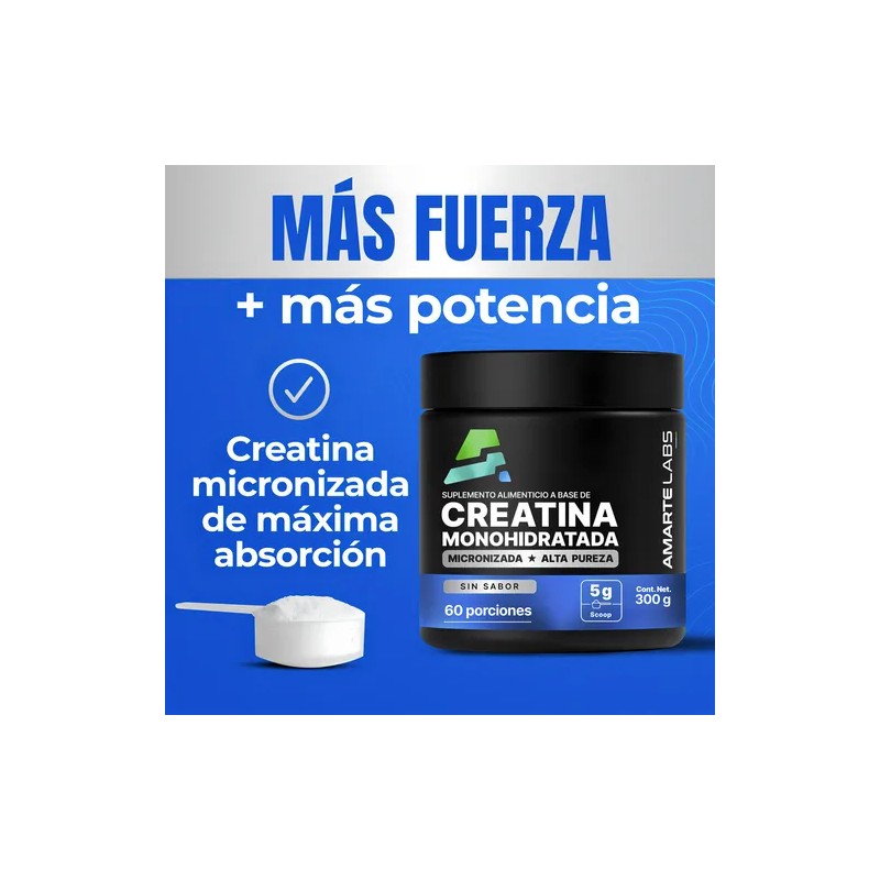 Suplemento en polvo Amarte Labs Creatina x 5g