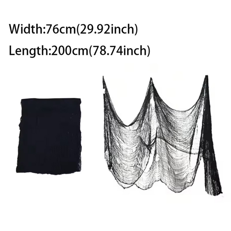 2 pcs Halloween Bloody Gauze Decorations, Horror Bloody Cloth Door