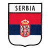 PatchStop - World's Largest Patch Store Serbia Flag Shield Patch