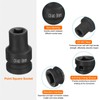 sourcing map 4 Point Square Socket 1/2" Drive 8mm Metric
