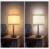 HonoDing Mid Century Table Lamp,Walnut Wood Finish Table Lamps, Modern