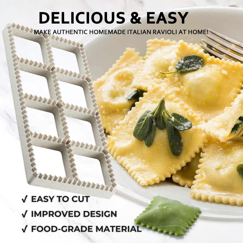 MUMSUNG Ravioli Maker Press, Ravioli Press Mold Set - 1.85"