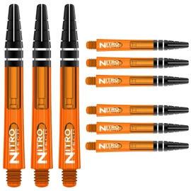 RED DRAGON Nitrotech Pen Shafts, 3 Sets Per Pack (9 in Total), orange