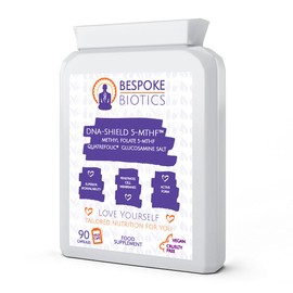 Folic Acid 600µg 90 Capsules as Quatrefolic Methyl Folate 5-MTHF Supplement - 6S-5-Methyltetrahydrofolate - Superior Bioavailable Activated Folic Acid - Healthy Pregnancy, Overcomes MTHFR UK Made
