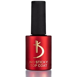 kodi professional Top Coat Gel No Sticky, Glossy Finish, Milky, Sparkle Led Nail (No Sticky Top, 15ml)