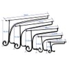 Alvinlite Iron Display Stand,1 Pcs Black Iron Plate Display Photo