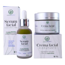 Hadosbiotec Kit Nutrición Facial De Espirulina Serumcrema                                                                                             