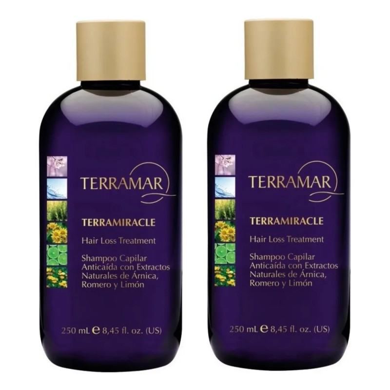 Set De 2 Shampoo Anti Caída Capilar Terramiracle Terramar