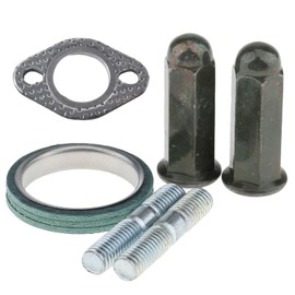 1 Set Exhaust Bolt, Stud, Nut, Washer & Gasket Kit for GY6 GMB139 50cc-150cc Engine, Compatible with Scooters, ATVs, Go-Karts, Mopeds, and Quad Engines.