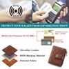 FALAN MULE Small Wallet for Women Bifold RFID Blocking Leather