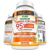 Trucurc Turmeric Curcumin with Black Pepper Supplement with 95% Pure