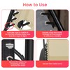 YHTCC 4 Pack Elastic Cord Recliner Chair Cable Replacement Kit