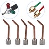 Mini Heat Resistant Gas Burner with 5 Tips for Soldering
