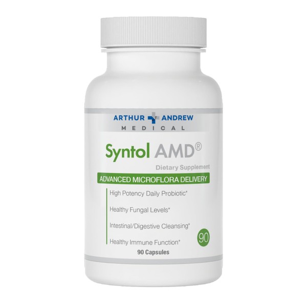 Arthur Andrew Medical, Syntol, 3-in-1 Formula with Probiotics, Prebiotic Fiber & Yeast Cleansing Multi-Enzymes, 90